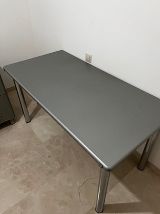 Mesa Escritorio Metálica Gris
