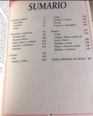 Libro de cocina española