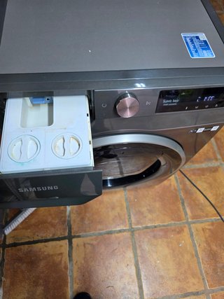 Lavadora Samsung Gris