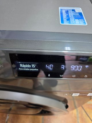 Lavadora Samsung Gris