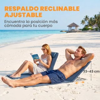 Tumbonas de playa plegables