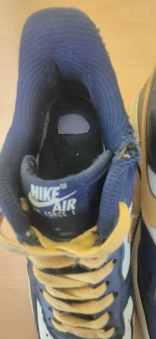 Nike Air Force 1 Blu/Bianco/giallo