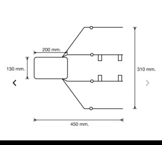 Espejo retrovisor HANDY XL EXTENDED