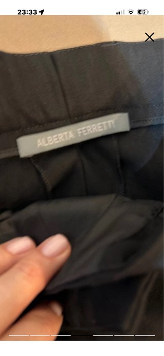 Pantaloni Alberta Ferretti neri