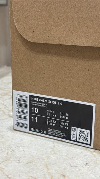 Nike Calm 2.0 Beige Nuevas Talla 44