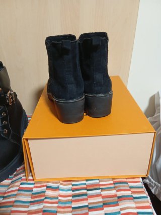 Botines Corina Mujer Talla 38 Negro