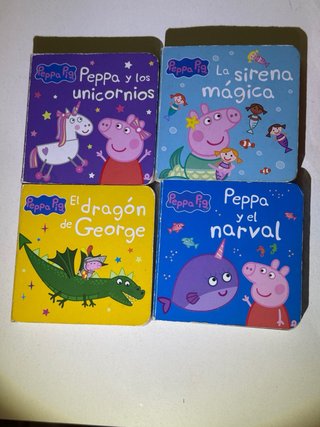 Lote de 8 mini cuentos Disney PepaPig