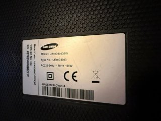 Televisión Samsung Smart TV Negra,42 pulgadas