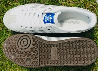 Adidas Samba Glitter Blancas y Plateadas