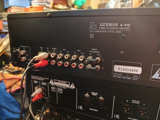 LUXMAN A-312  (543) amplificador