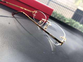 Gafas Cartier Rimless Doradas