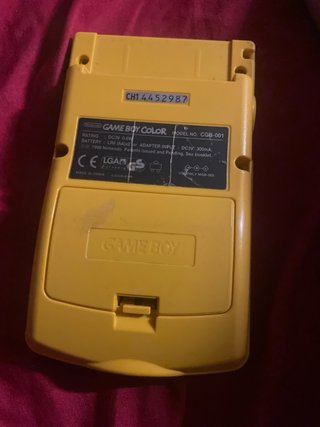Nintendo Game Boy Color Amarillo