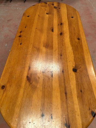 Mesa comedor madera maciza1,80 x80