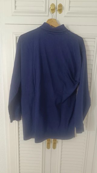 Jersey Adidas cuello alto azul XXL
