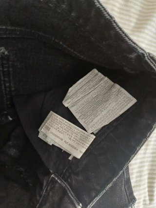 Falda vaquera negra Zara talla XS