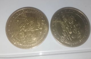 Lote 2 monedas Disneyland Resort Paris