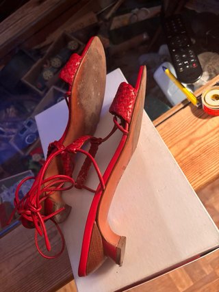 Sandalias Farrutx Rojas Talla 37