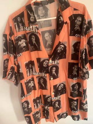 Camisa Hawaiana Bob Marley Zion Talla M