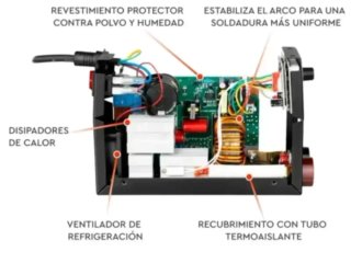 Soldador Inverter IGBT MMA 4800W 20-120A