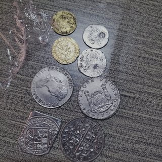 8 Monedas Antiguas Colección