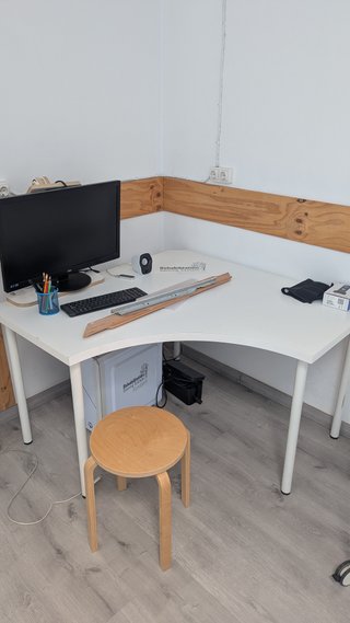 Mesa de esquina para oficina o estudio