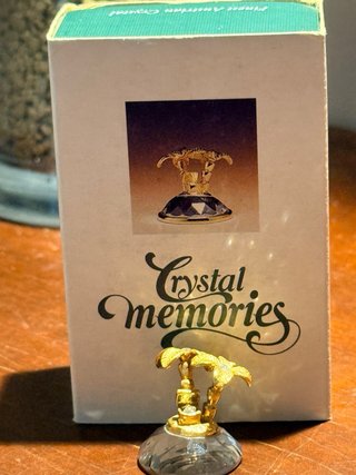Miniatura Swarovski Cristal y Oro