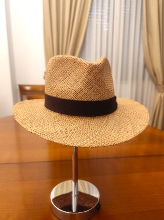 Sombrero Panamá Gold Lion autentico de Ecuador T56