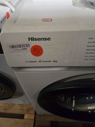 Lavadora Hisense WF1Q8041BW2 - 8 Kg, Clase A