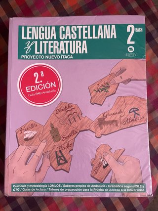 libro de lengua de 2º de bachillerato