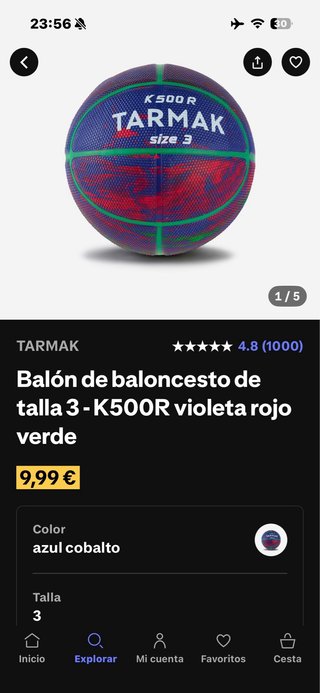 Balones/pelotas minibasket