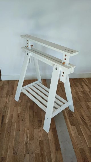 Caballetes de madera regulables