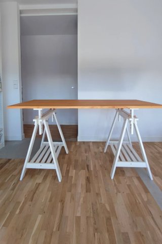 Caballetes de madera regulables
