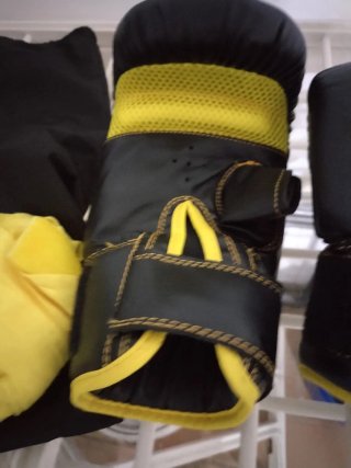 Guantes Brooklyn Fitboxing Talla M Negros/Amarillo