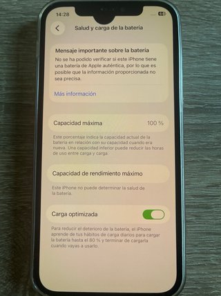 iPhone 12 Azul 128 GB | Batería nueva
