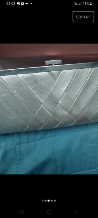 Lote Zapatos y Bolso Plata Talla 38