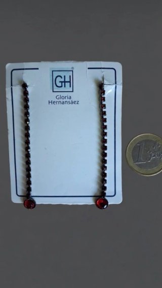 Pendientes Largos Gloria Hernansaez Nuevos.