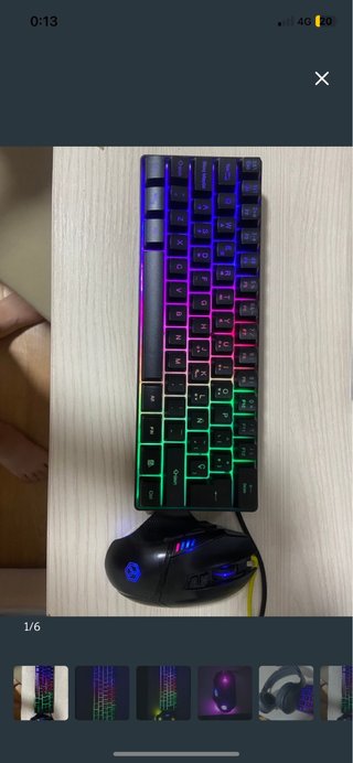 Teclado y Ratón Gamer RGB