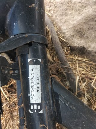 Guardabarros Vespa Vespino Negro