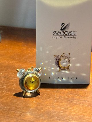 Mini despertador de cristal Swarovski