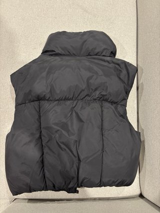 Chaleco acolchado Bershka negro mujer
