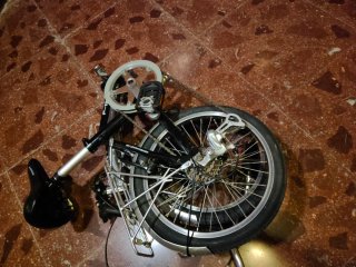 Bicicleta Plegable Monty Aluminio Casi Nueva