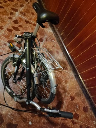 Bicicleta Plegable Monty Aluminio Casi Nueva
