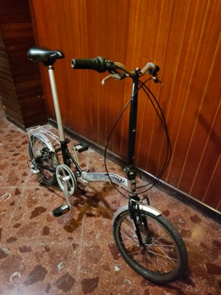 Bicicleta Plegable Monty Aluminio Casi Nueva