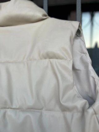 Chaleco polipiel beige