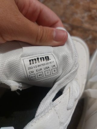Zapatillas Mustang Blancas Talla 40 Nuevas