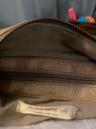 Bolso de piel Biba