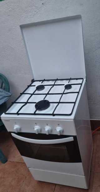 Cocina Corbero Blanca 4 Fuegos