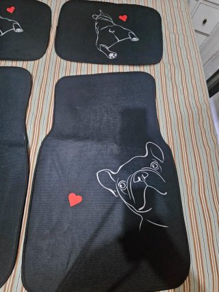 Alfombrillas Coche Perro Bulldog Francés