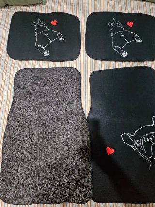 Alfombrillas Coche Perro Bulldog Francés