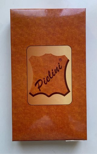 Cartera Piellini Azul y Roja. 100% piel.